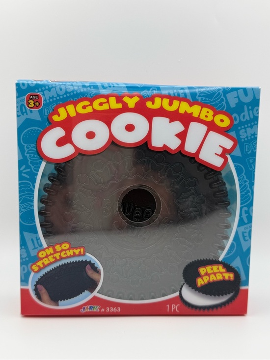 Jaru Other - Jiggly Jumbo Cookie Stretch Toy - Black